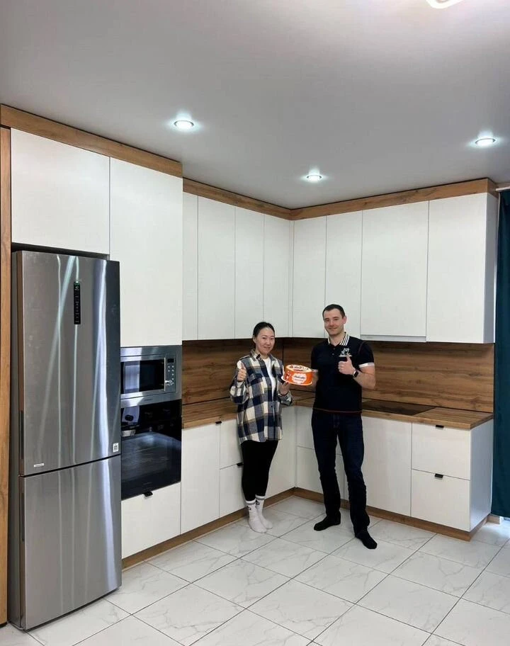 Кухня без ручек под заказ